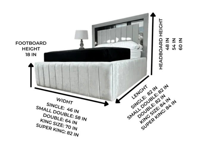 Emma Mirror Bed - Image 3