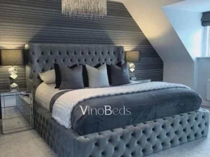 Rustic Farmhouse Wood Bed