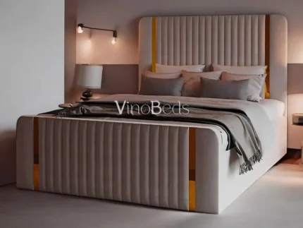Simba Bed with Gold Lines