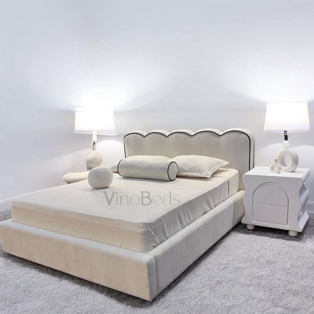 SkylarDeluxe Skylar Deluxe Bed with Optional Ottoman Storage - Image 1