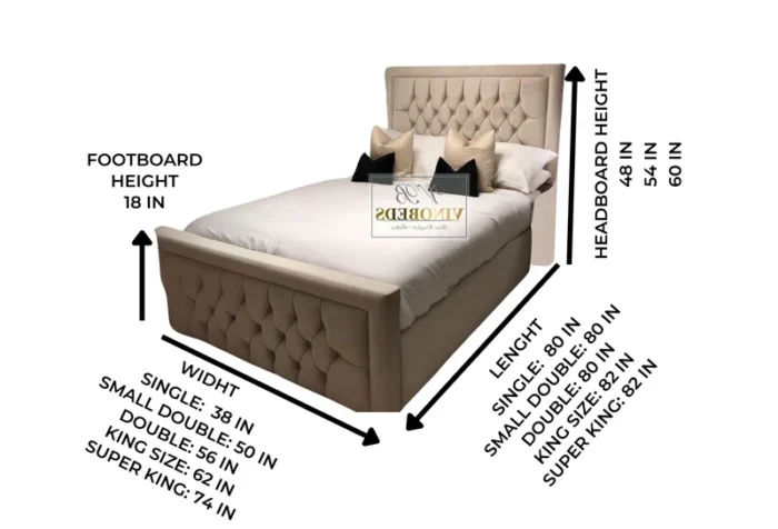 Olivia Bed with Optional Ottoman Storage - Image 2