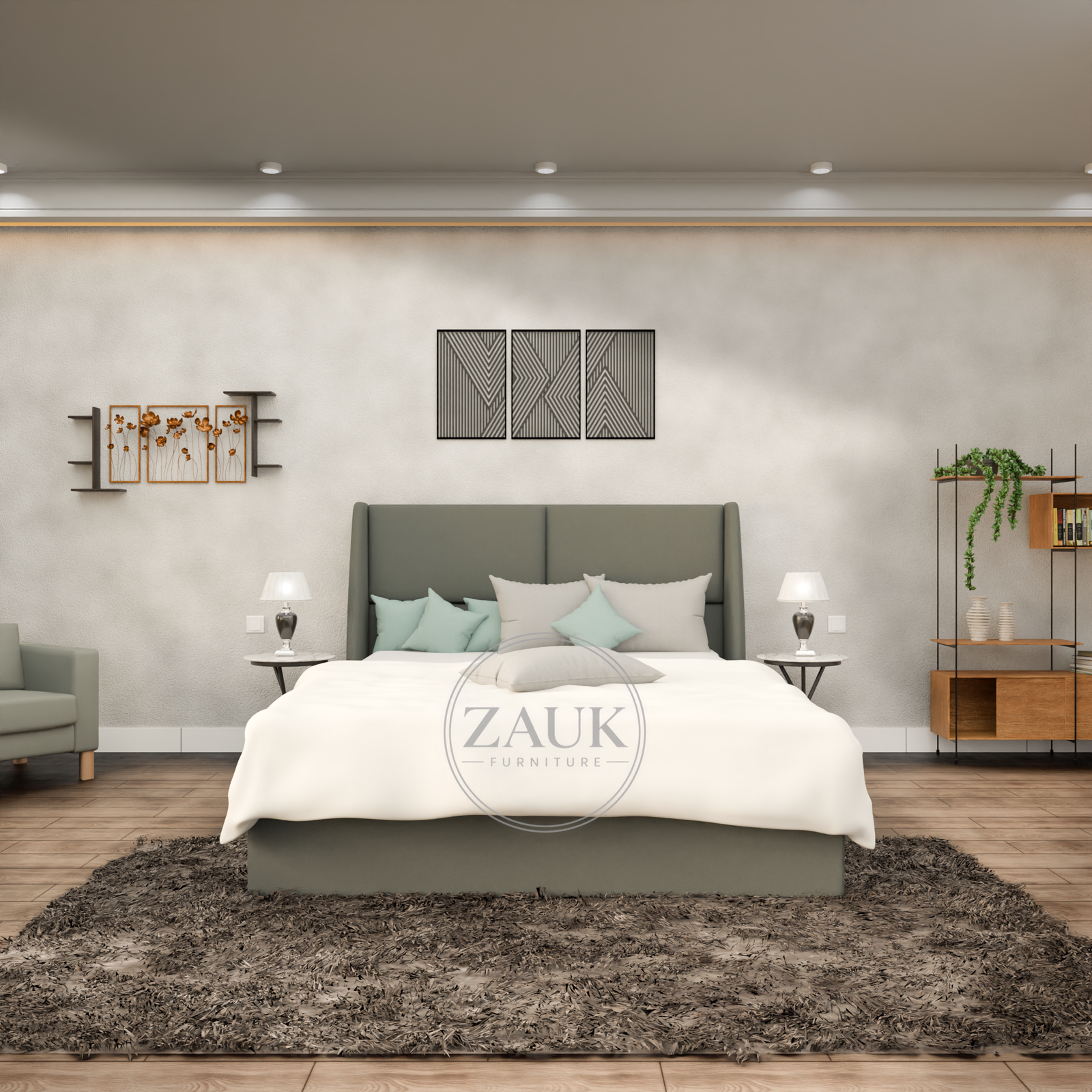 Ariana wingback bed Ariana Wingback Bed - Image 1
