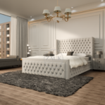 Brixton Upholstery Wing Back Bed - Image 2