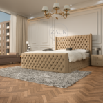Chesterfield Wingback Bed - Image 2
