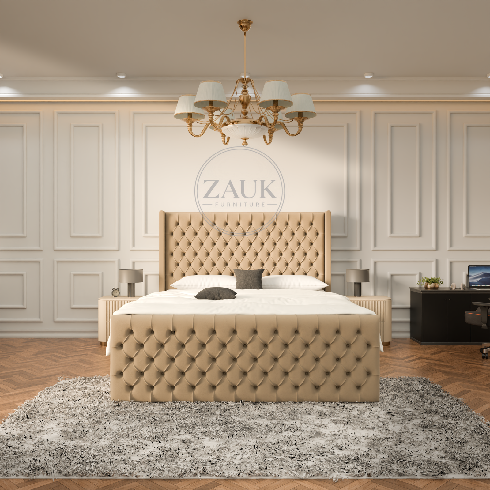 Chesterfield wingback bed Chesterfield Wingback Bed - Image 1