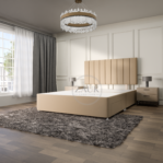 Line Penal 24” High Headboard Divan Bed - Image 3