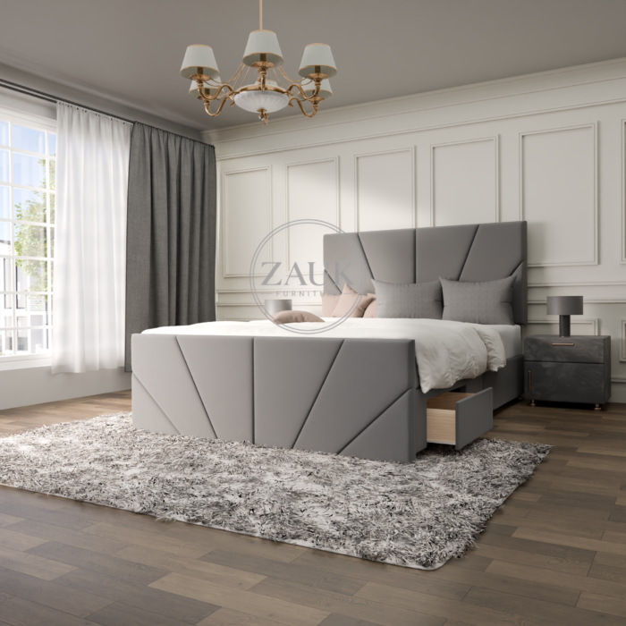 Sunrise 24” High Headboard Divan Bed - Image 3