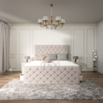 Deep Upholstery High Headboard Divan Bed